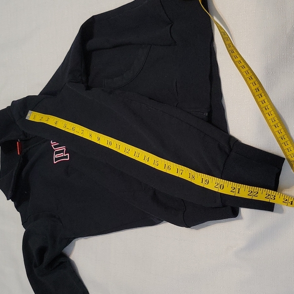 Puma black spellout logo full zip sweater size medium - Picture 6 of 8